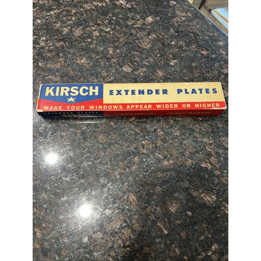 Kirsch | Extender Plates | 9651 | 11 9/16" Long | Vintage